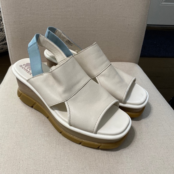 Sorel Shoes - SOREL womens Joanie III slingback wedge sandals size 10